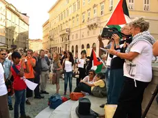 Foto Bruni 16.07.14 Manifestazione pro-palestina in piazza Borsa