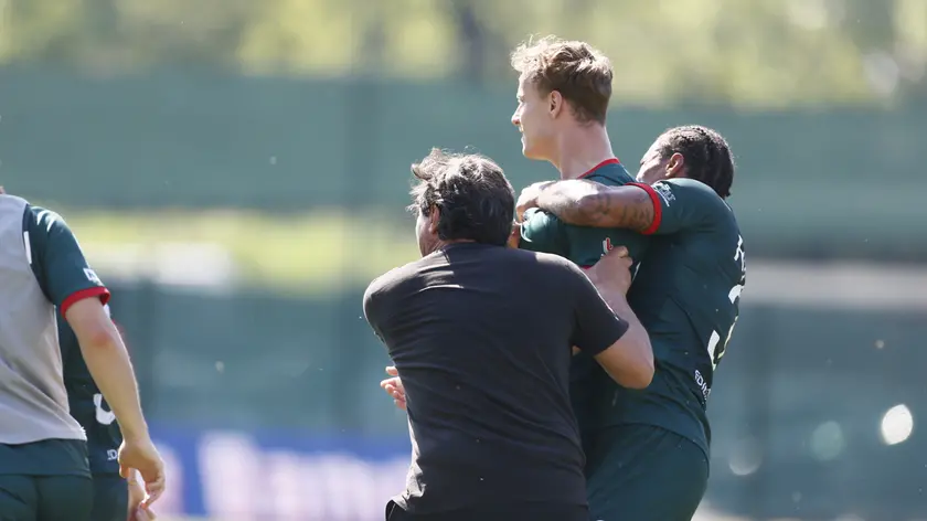 L'esultanza dopo il goal