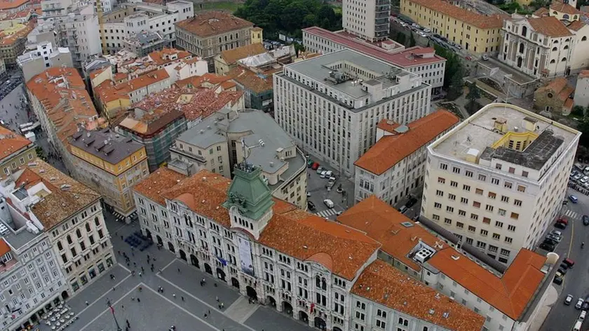 Il Municipio visto dall'alto