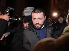 La contestazione a Roma del deputato friulano Walter Rizzetto che ha annuncitao l'uscita dal movimento