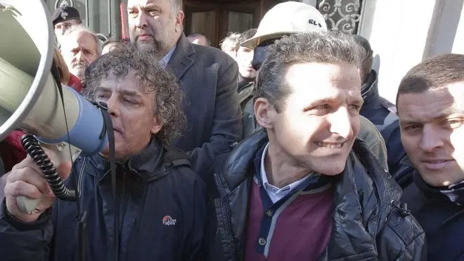 Silvano Trieste 24/01/2012 Corteo Ferriera e Regione FVG