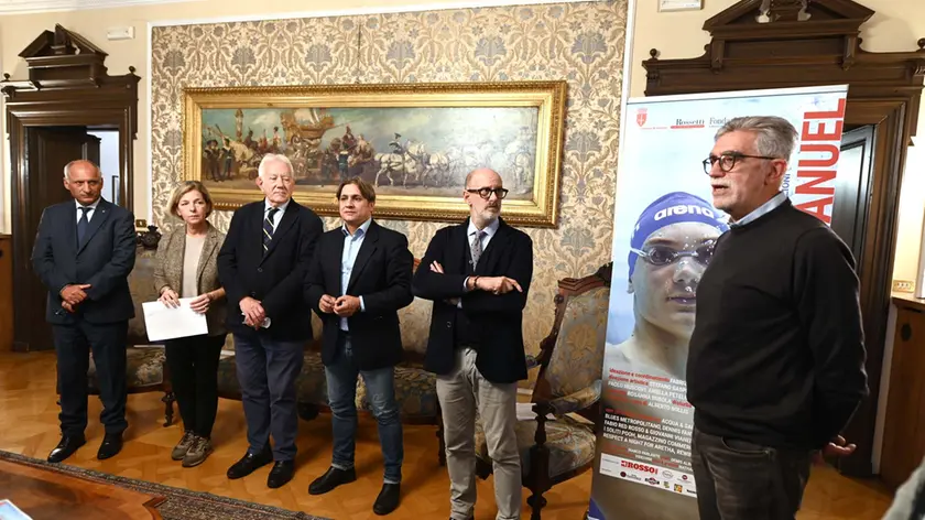 Foto BRUNI 06.11.2019 Presentazione iniziativa al Rossetti x Manuel Bortuzzo