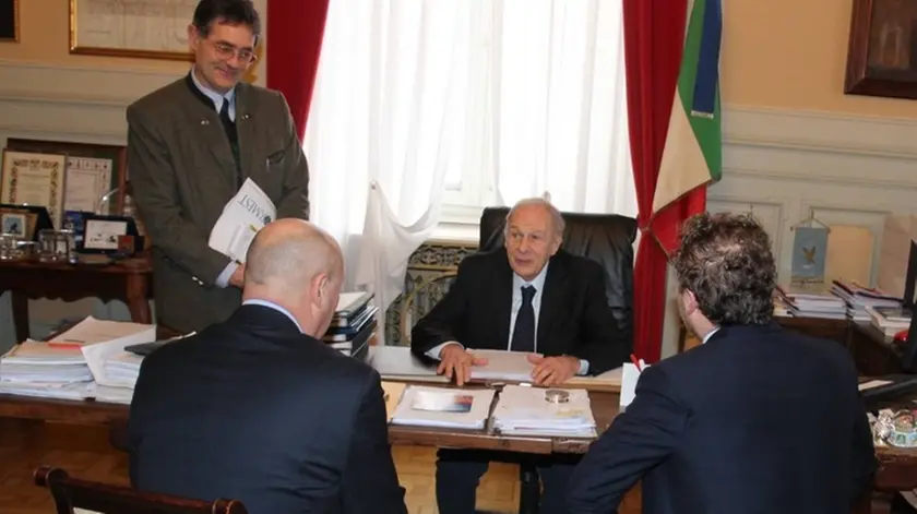 Bumbaca Gorizia 11.03.2016 Comune, incontro con ENI © Fotografia di Pierluigi Bumbaca