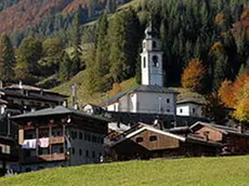 Veduta del comune carnico di Sauris