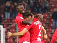 Lasorte Trieste 24/11/19 - Serie C, Triestina - Sudtirol, Gol 94' ed Esultanza Mensah