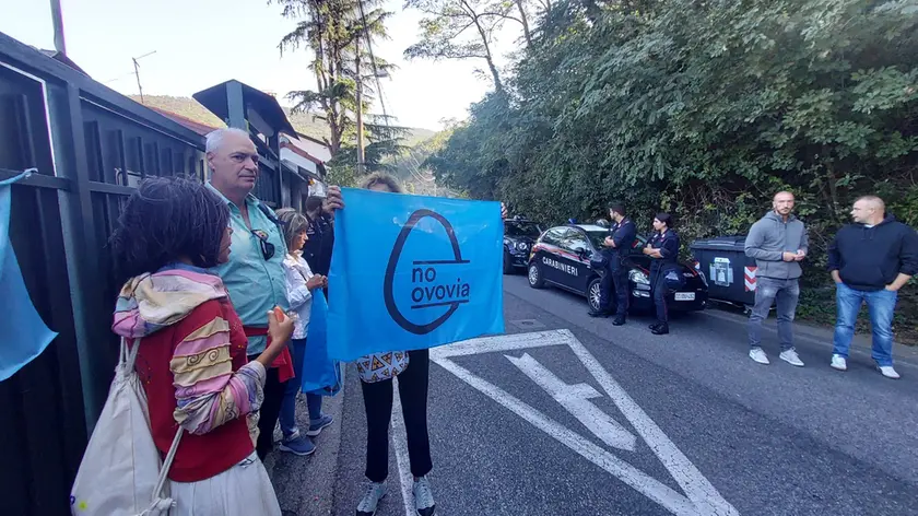 Le proteste dei manifestanti in strada del Friuli (Bruni)
