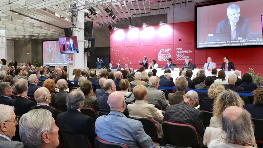 Lasorte Trieste 19/04/18 - Stazione Marittima, Assemblea Assicurazioni Generali,