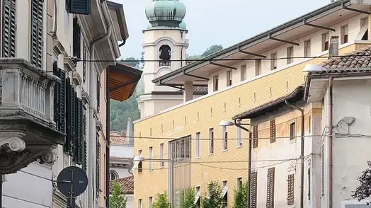 Cormons 30 aprile 2014.Panoramica di Via Gorizia..Copyright Foto Petrussi / Ferraro Simone