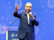 epa06752883 Turkish President Recep Tayyip Erdogan speaks during an election campaign rally of his Justice and Development Party (AK Party) in Sarajevo, Bosnia and Herzegovina, 20 May 2018. Some 10,000 supporters gathered to attend the AKP's rally ahead of the 24 June snap elections in Turkey. The presidential and parliamentary elections were originally scheduled to be held in November 2019, but government has decided the change the date. About three million Turks living abroad are eligible to vote in the election. EPA/FEHIM DEMIR