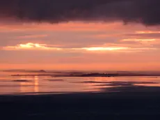 Lasorte Trieste 11/02/14 - Tramonto Laguna di Grado, Foto dalla Costiera