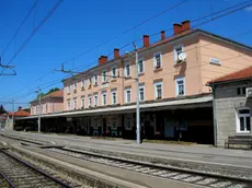 La stazione di Divaccia, in Slovenia