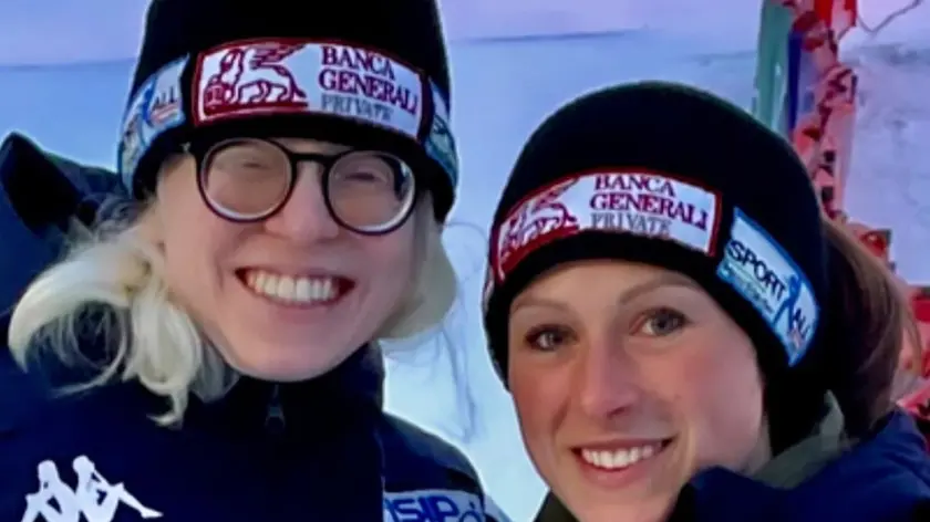 La diciassettenne Vozza e la sua guida Sabidussi