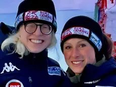 La diciassettenne Vozza e la sua guida Sabidussi