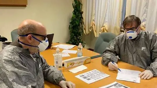 L'assessore comunale di Trieste Carlo Grilli in visita a Casa Serena