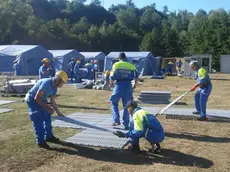 I volontari della protezione civile