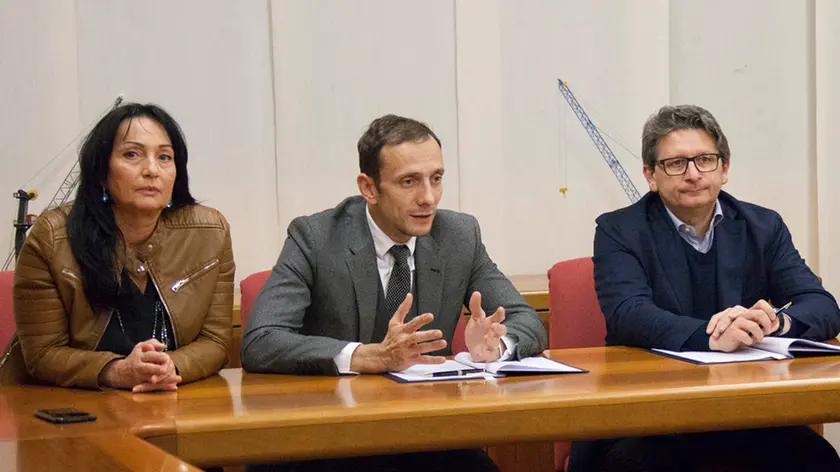 Bonaventura Monfalcone-20.12.2019 Firma accordo Regione-Autorità portuale-Azienda Porto-Monfalcone-foto di Katia Bonaventura