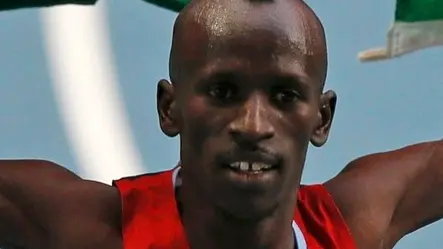 Gold medal winner Ezekiel Kemboi of Kenya celebrates after his men's 3000 metres steeplechase race during the IAAF World Athletics Championships at the Luzhniki stadium in Moscow August 15, 2013. REUTERS/Phil Noble (RUSSIA - Tags: SPORT ATHLETICS)