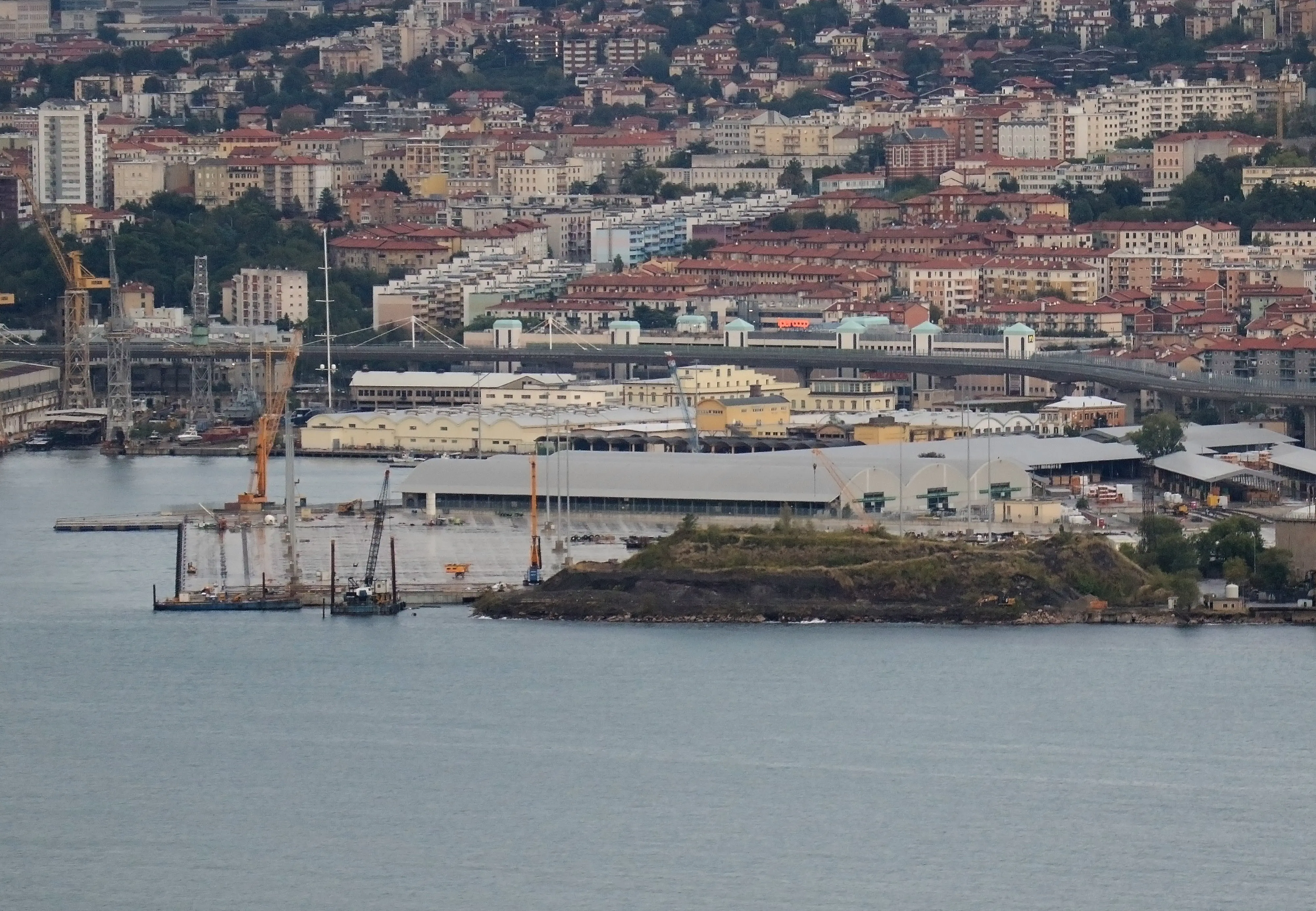 Uno scorcio della Piattaforma logistica (Foto Lasorte)