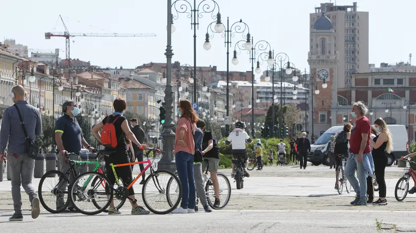 Lasorte Trieste 03/05/20 - Rive, Molo Audace, Piazza della Borsa, Gente, Emergenza Coronavirus