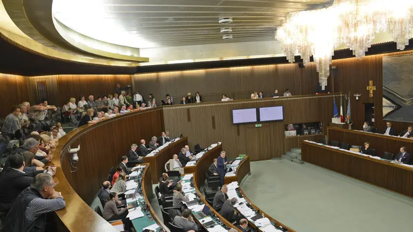 L'aula del Consiglio regionale