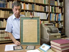 Mario Cerne, storico titolare della libreria Saba