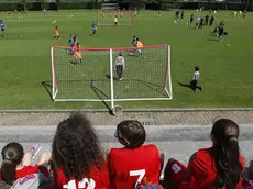 during the Italian Football Federation Grassroots Festival at Coverciano on June 20, 2015 in Florence, Italy.