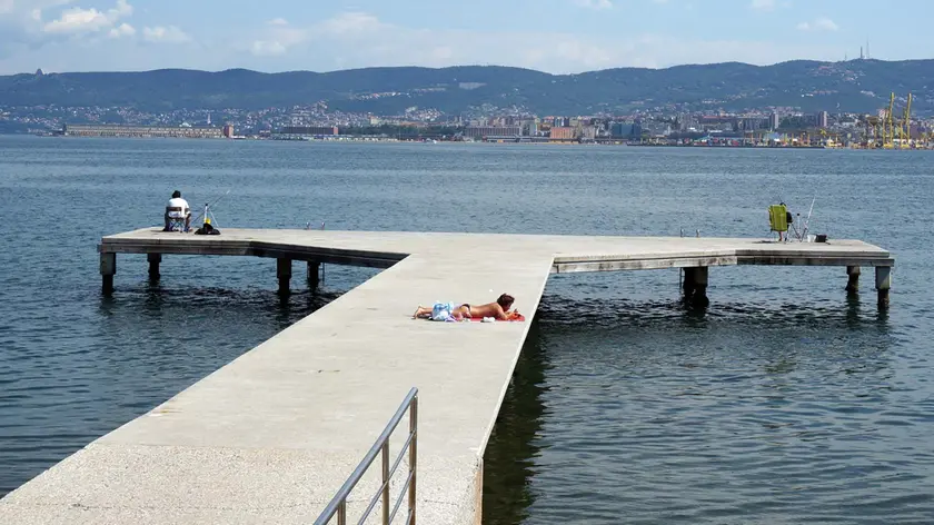 Il Pontile a T oggetto del primo lotto dei lavori di riqualificazione della costa muggesana