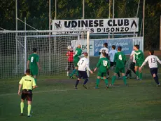 Un'azione della finale tra San Luigi e Torviscosa (Bumbaca)