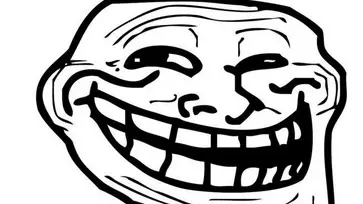 L'immagine è la "Trollface", simbolo dei provocatori online (credits: Carlos Ramirez)