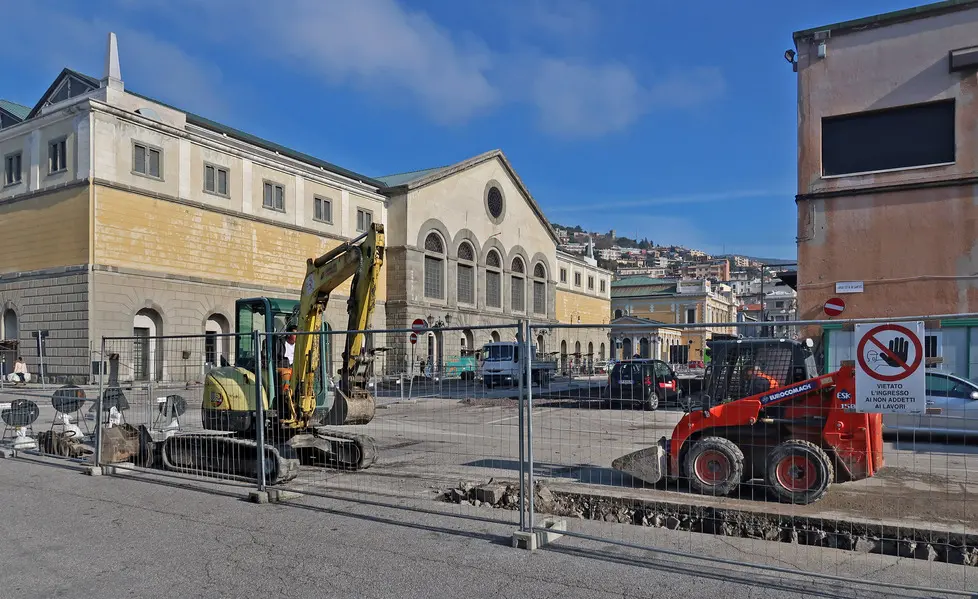 Lasorte Trieste 09/11/18 - Piazza Libertà, Silos, Sala Tripcovich, Lavori