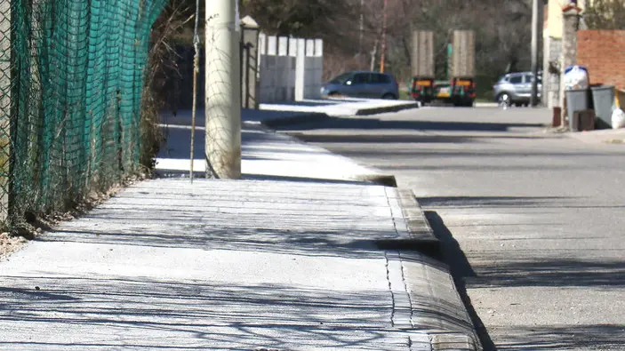 Bonaventura Monfalcone-25.02.2019 Nuovo marciapiede-Via delle Fornaci-Selz-Ronchi dei Legionari-foto di Katia Bonaventura