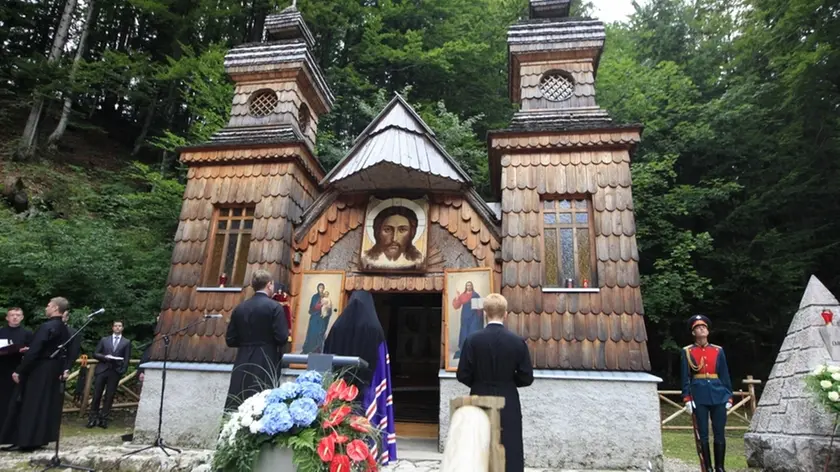 la cappella dei russi sul passo del Vrsic