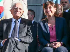 Il presidente della Repubblica Sergio Mattarella con la governatrice del Fvg Debora Serracchiani