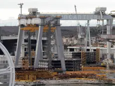 Lo stabilimento Fincantieri di Panzano al centro di una nuova querelle fra lavoratori e ditte dell’appalto. Foto Bonaventura