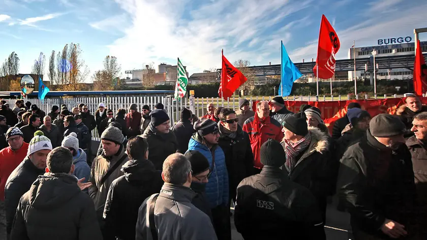Lasorte Trieste 25/11/15 - Duino, Cartiera Burgo, Presidio Lavoratori