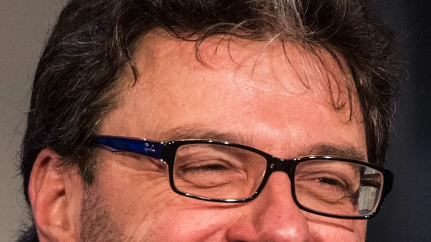 18/04/2018 Roma, trasmissione televisiva Porta a Porta. Nella foto Giancarlo Giorgetti