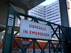 Lasorte Trieste 25/03/20 - Ospedale di Cattinara, Cartello Ospedale in Emergenza, Coronavirus