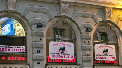 Lasorte Trieste 25/10/13 - Via delle Torri, Negozio Vetri di Murano