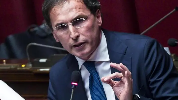 Francesco Boccia (PD) in aula alla Camera durante l'esame del Documento di economia e finanza (Def), Roma, 18 aprile 2019. ANSA/ANGELO CARCONI