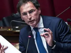 Francesco Boccia (PD) in aula alla Camera durante l'esame del Documento di economia e finanza (Def), Roma, 18 aprile 2019. ANSA/ANGELO CARCONI