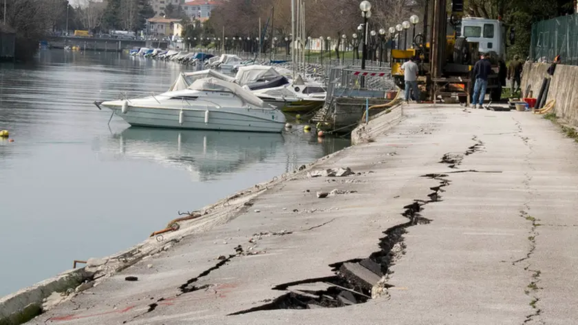 Bonaventura Monfalcone-26.03.2018 Lavori in corso-Canale Valentinis-Monfalconefoto di Katia Bonaventura