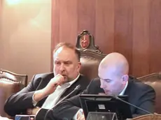 Il sindaco Cosolini con il presidente del Consiglio Iztok Furlanic