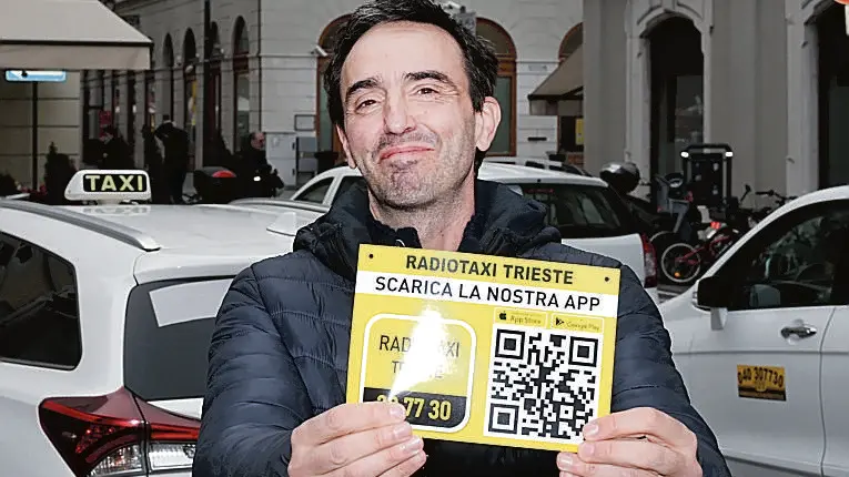 Il presidente di Radio Taxi Trieste, Antonio Chersi. Foto Lasorte