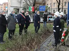 La cerimonia in piazzale Martiri delle Foibe a Gorizia