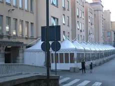 Lasorte Trieste 27/06/20 - Via dell'Istria, Ospedale Burlo, Gazebo Triage, Emergenza Coronavirus