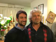 L'eurodeputato M5S Marco Zullo con Beppe Grillo