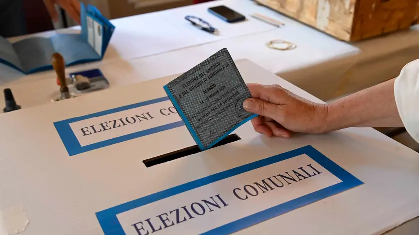 Un seggio elettorale in una foto di repertorio