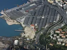 L'area del megaterminal con Scalo Legnami