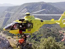 Immagine d'archivio di un'operazione del Soccorso alpino