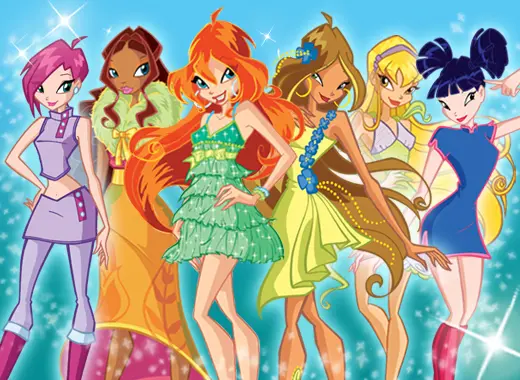 Le Winx in versione cartone animato